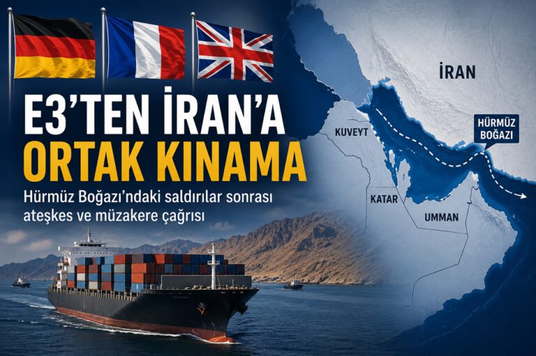 E3 ülkelerinden İran’ın saldırılarına sert kınama