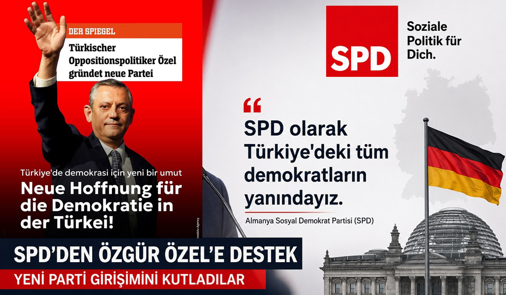 Alman SPD’den Özgür Özel’e destek mesajı: Yeni parti girişimini kutladı